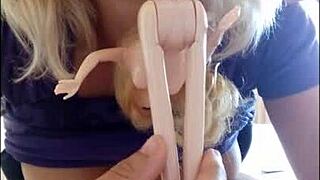 lil girl crave plastic fuck doll silicone tits deep insertion