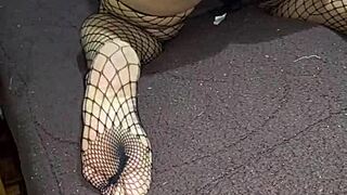 I love slamming my tight latina ass so hard it drives me wild during this horny homemade anal fuck