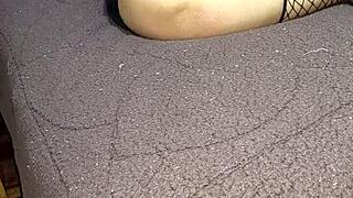 I love slamming my tight latina ass so hard it drives me wild during this horny homemade anal fuck