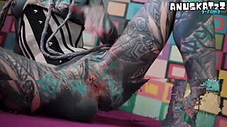 first time goth newbies scream squirting on monster cock anal ride!!