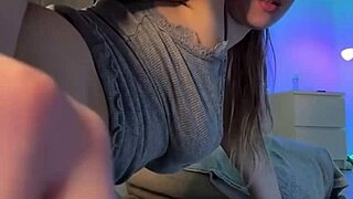 Fat blonde bbw teen gets pussy fingered then bent over for deep anal doggystyle pounding with big natural tits bouncing