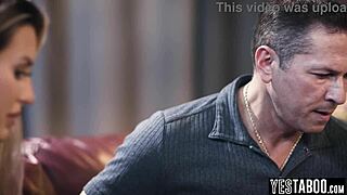 hooker plays stepdaughter role for mature man's hard pounding