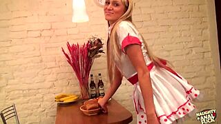 Watch Her Slam That Dildo Deep Inside!