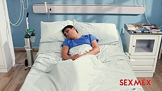 Sexy Nurse Sara Blonde Fucks Patient Hard