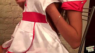 Watch Her Slam That Dildo Deep Inside!