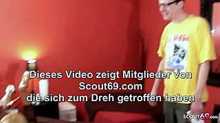 german roleplay sister cheats with nerdy brother-in-law's monster cock in stockings before wedding