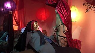 Fucking curvy brunette whore hard