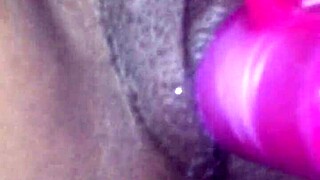 Ex Ebony Girlfriend Devours Cock After Vibrator Tease