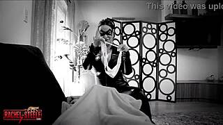 cat burglar milf ties you up and sucks cock pov