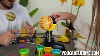 Study session turns hardcore freeuse hookup with petite big ass teen blowjob pov