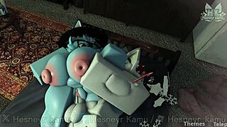 Roblox furry kemono sneaks deep into amiga sno mx rln's tempting ass during playful session