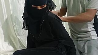 sexy muslim girl bent over assfucked doggystyle by hindu boyfriend