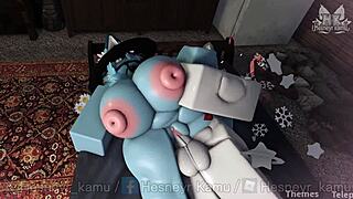 Roblox furry kemono sneaks deep into amiga sno mx rln's tempting ass during playful session