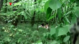 Beach Voyeur Spots Teen Couple Doggy In Bushes