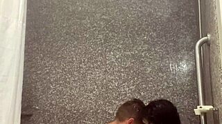 Barbie Kneels Submissive Under Big Cock Shower Blast!