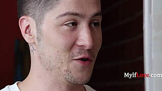 Ebony milf skips ivf fucks young gardener for cheap creampie breeding