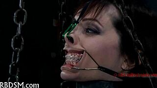 PUNISHING TATTOOED CHICK'S TIGHT PUSSY HARSH BDSM FUCK!