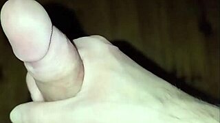 this young guy strokes his huge cock till he cums hard