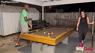 Pool loser milf samantha bends for endless bbc pounding outdoors