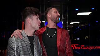 Family catches college teen stripping in club! 💃🔥 Horny MMF group bang 😈