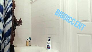 Yo stroking this dick in the shower feels so damn good off the clock