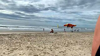 oops stranger milf's huge ass slips during public anal with monster cock pov