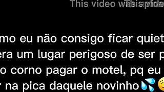 Gas station dancer hooks up with young guy for raw bathroom bang then motel ride