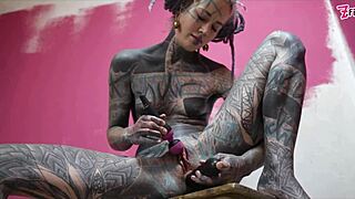 damn this workwear anal toy stretch gapes my skinny ass then squirt explosion 😩🔥💦