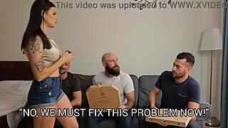 Billie Star's steamy triple play ends in messy facials