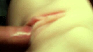 Watch Lube Flush Deep into Cute Fuck Doll's Shaved Big Pussy!