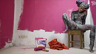 damn this workwear anal toy stretch gapes my skinny ass then squirt explosion 😩🔥💦