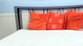 Blonde bombshell's tits bounce wildly as she's slammed deep and covered in cum