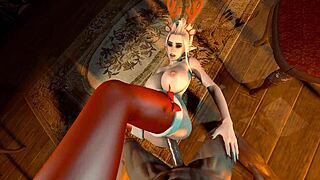 Christmas Hentai Teen Ass Pounded Hard In Uncensored 3D Anal