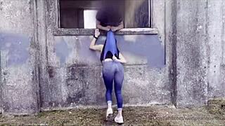 check out this girl's super intense wedgie moments in the latest compilation 😏💥