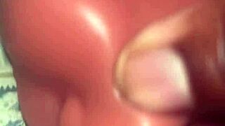 Huge Thick Black Cock Bodybuilder Creams Throat Toy in Dorm Sneak Peak