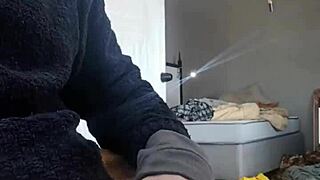 Huge monster cock unloads massive cumshot Cape Town style!!