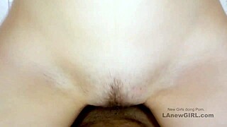 Beautiful Brunette Moans On Long Cock Ride