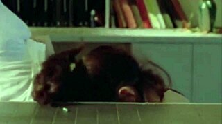 sandra bullock lookalike strips bikini for epic blowjob compilation