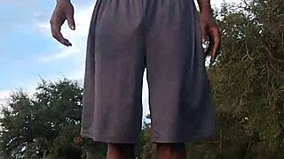 Athletic brunette dorm workout tempts daddy homemade fitness fuck