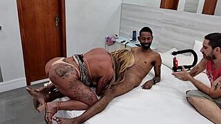 backstage ellen ventura spills stories then takes rough anal interracial double with bbc?