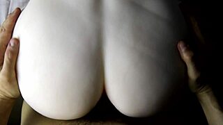 i pound this big white ass doll deep anally until she orgasms hard in pov creampie