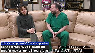 Brooklyn Rossi sucks dick gets fucked blasts huge cum load