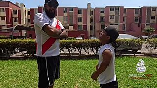 Wow mini trainer makes desperate big ass shake wildly!