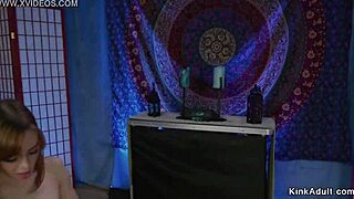 yoga lesbians endure bound bdsm anal fisting and gaping pain