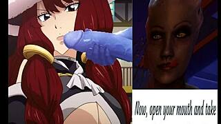 irene belserion bukkake gangbang with humiliating asari cocks!