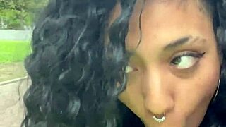 argentine teen ebony prostitute takes cumshot public park buenos aires day