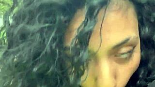 argentine teen ebony prostitute takes cumshot public park buenos aires day