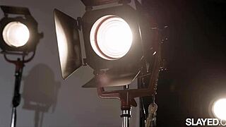 Slayed Busty Blonde Angel Young 18+ Rides Katrina Colt's Hungry Mouth Till She Cums Hard