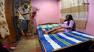 indian stepmom aarohi eesha creams from massage then pussy slammed hard!!