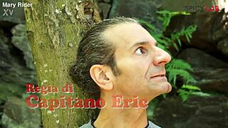 Redhead MILF Sucks Cock for Outdoor Facial Cumshot